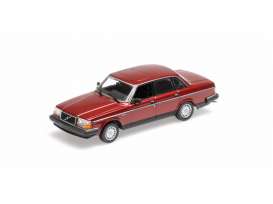 Volvo  - 240 GL 1986 dark red metallic - 1:87 - Minichamps - 870171402 - mc870171402 | Toms Modelautos