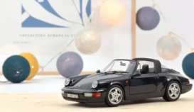 Porsche  - 911 Carrera 4 Targa 1991 dark blue - 1:18 - Norev - 187340 - nor187340 | Tom's Modelauto's