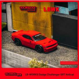 Dodge  - Challenger red - 1:64 - Tarmac - T64G-TL039-RE - TC-T64GTL039RE | Toms Modelautos