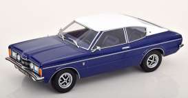 Ford  - Taunus GXL Coupe 1971 blue/white - 1:18 - KK - Scale - KKDC181005 - kkdc181005 | Tom's Modelauto's