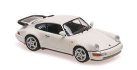 Porsche  - 911 Turbo 1990 white - 1:43 - Maxichamps - 940069105 - mc940069105 | Tom's Modelauto's
