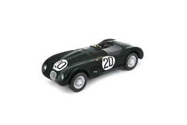 Jaguar  - XK 120 C 1951 dark green - 1:18 - Spark - 18LM51 - spa18LM51 | Tom's Modelauto's
