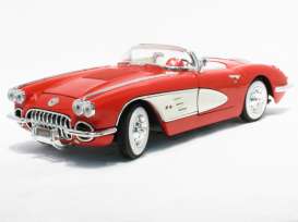 Chevrolet  - 1958 red/white - 1:18 - Motor Max - 73109r - mmax73109r | Toms Modelautos