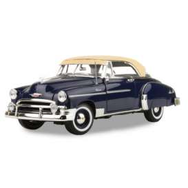 Chevrolet  - Bel Air 1950 dark blue - 1:18 - Motor Max - 73111b - mmax73111b | Toms Modelautos