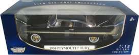 Plymouth  - 1958 black - 1:18 - Motor Max - 73115bk - mmax73115bk | Toms Modelautos