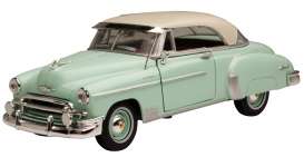 Chevrolet  - Bel Air 1950 light green with white roof - 1:24 - Motor Max - 73268gn - mmax73268gn | Tom's Modelauto's