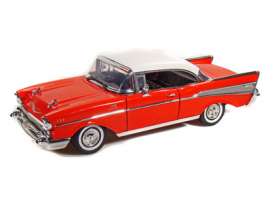 Chevrolet  - 1957 red - 1:24 - Motor Max - 73228r - mmax73228r | Tom's Modelauto's