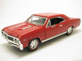 Chevrolet  - 1967 red - 1:18 - Motor Max - 73104r - mmax73104r | Toms Modelautos