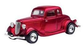 Ford  - 1934 metallic red - 1:24 - Motor Max - 73217r - mmax73217r | Toms Modelautos