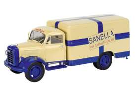 Borgward  - beige/blue - 1:43 - Schuco - 3451 - schuco3451 | Toms Modelautos