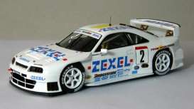 Nissan  - Skyline R33 1998 white/blue/red - 1:43 - Ebbro - 44253 - ebb44253 | Toms Modelautos