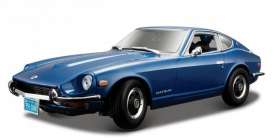 Datsun  - 1971 blue - 1:18 - Maisto - 31170b - mai31170b | Toms Modelautos