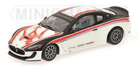 Maserati  - 2010 white - 1:43 - Minichamps - 400101201 - mc400101201 | Toms Modelautos