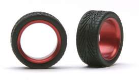 Wheels &amp; tires  - red - 1:24 - Pegasus - hs2382 - pghs2382 | Toms Modelautos