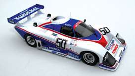 Nissan  - blue/white - 1:43 - Ebbro - ebb44507 | Toms Modelautos