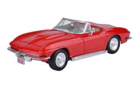 Chevrolet  - 1967 red - 1:24 - Motor Max - 73224r - mmax73224r | Toms Modelautos