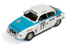 Saab  - 1974 white/light blue - 1:43 - IXO Models - rac233 - ixrac233 | Toms Modelautos