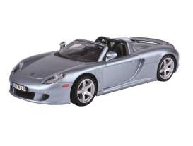 Porsche  - 2002 metallic grey/light blue - 1:24 - Motor Max - 73305gy - mmax73305gy | Toms Modelautos