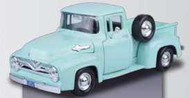 Ford  - 1955 light green - 1:24 - Motor Max - 79341lg - mmax79341lg | Toms Modelautos