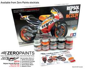 Zero Paints Paint - Honda set - Zero Paints - ZP1340 | Toms Modelautos