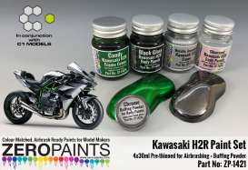 Zero Paints Paint - Kawasaki Set - Zero Paints - ZP1421 | Toms Modelautos