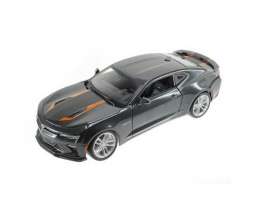 Chevrolet  - Camaro 50th anniversary 2017 grey/orange - 1:18 - Maisto - 31385 - mai31385gy | Toms Modelautos