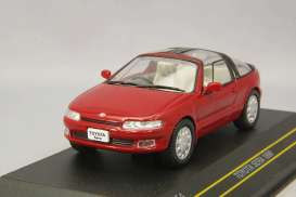 Toyota  - 1990 dark red - 1:43 - First 43 - F43-054 | Toms Modelautos