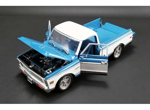 Chevrolet C10 Blue White 1 18 Acme Diecast Acme Tom S Modelauto S