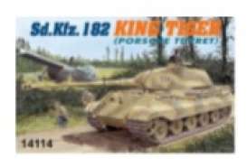 Military Vehicles  - Kingtiger Porsche  - 1:144 - Dragon - 14114 - dra14114 | Toms Modelautos