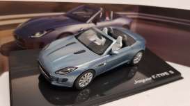 Jaguar  - F-type V8 silver-blue - 1:43 - IXO Models - JDFTV8 - ixJDFTV8 | Toms Modelautos