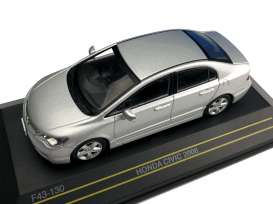 Honda  - Civic 2006 silver - 1:43 - First 43 - F43130 - F43-130 | Toms Modelautos