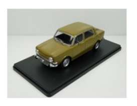 Simca  - 1000 1969 yellow/gold - 1:24 - Magazine Models - 24simca1000 - mag24simca1000y | Toms Modelautos