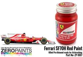 Zero Paints Paint - SF70H Ferrari Red - Zero Paints - ZP-1007 - ZP1007sf70H | Toms Modelautos