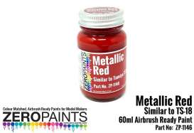 Zero Paints Paint - Metallic Red - Zero Paints - ZP1146 | Toms Modelautos