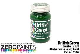 Zero Paints Paint - British Green - Zero Paints - ZP1177 | Toms Modelautos