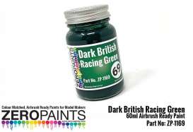 Zero Paints Paint - Dark British Racing Green - Zero Paints - ZP1169 | Toms Modelautos