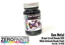 Zero Paints Paint - Gun Metal - Zero Paints - ZP1138 | Toms Modelautos