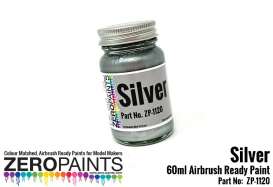 Zero Paints Paint - Silver - Zero Paints - ZP1120 | Toms Modelautos