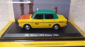 Simca  - 1000 1964 yellow/green/orange - 1:43 - Magazine Models - TX30 - magTX30 | Toms Modelautos