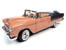 Chevrolet  - Bel Air 1955 coral/grey - 1:18 - Auto World - AMM1221 - AMM1221 | Toms Modelautos