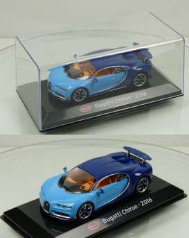 Bugatti  - Chiron 2016 light blue/blue - 1:43 - Magazine Models - magSCChiron | Toms Modelautos