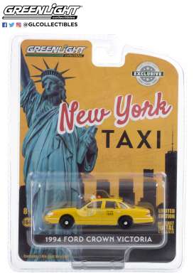 Ford  - Crown Victoria 1994 yellow - 1:64 - GreenLight - 30206 - gl30206 | Toms Modelautos
