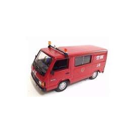 Mercedes Benz  - MB180 Bomberos red - 1:43 - Magazine Models - fire801 - magfire801 | Toms Modelautos