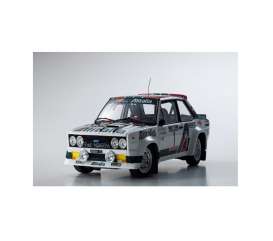 Fiat  - 131 Abarth 1978 white/red/green - 1:18 - Kyosho - 8376B - kyo8376B | Toms Modelautos