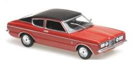 Ford  - Taunus Coupe 1970 red - 1:43 - Maxichamps - 940081321 - mc940081321 | Toms Modelautos