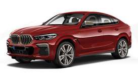 BMW  - x6 2020 red metallic - 1:87 - Minichamps - 870020522 - mc870020522 | Toms Modelautos