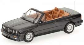 BMW  - M3 (E30) Cabriolet 1988 dark grey metallic - 1:87 - Minichamps - 870020234 - mc870020234 | Toms Modelautos