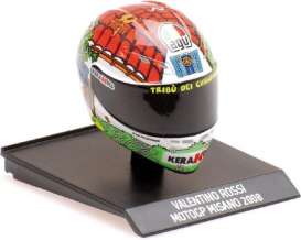 Helmet  - 2008 red/white/green/yellow - 1:10 - Minichamps - 315080046 - mc315080046 | Toms Modelautos