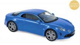 Alpine  - A110 Pure 2018 blue - 1:18 - Norev - 185330 - nor185330 | Toms Modelautos