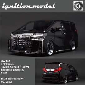 Toyota  - Alphard black - 1:18 - Ignition - IG2432 - IG2432 | Toms Modelautos